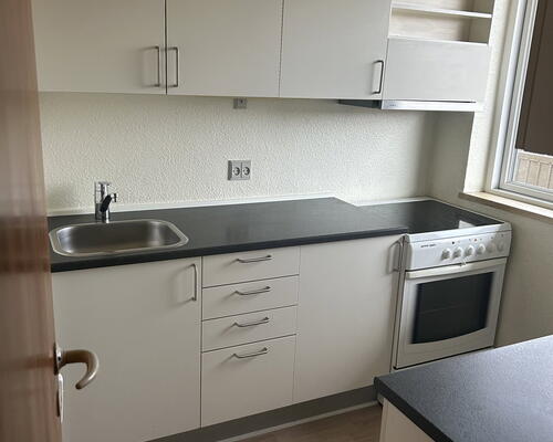 Velindrettet 2-værelses på 46 m2 med separat køkken – parkering og ladestander