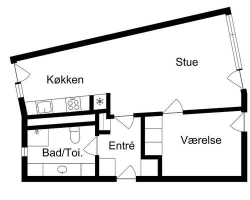 2 værelses lejlighed i Ballerup