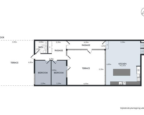 Skøn stort townhouse i det attraktive område på Sophienbergvej