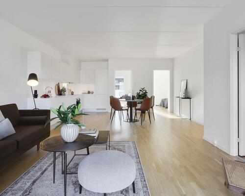 3 værelses lejlighed i København S