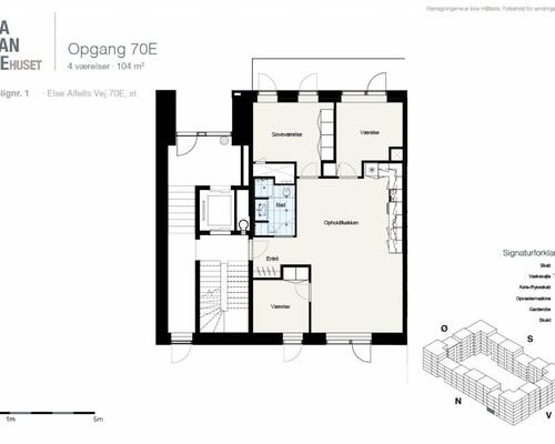 4 værelses lejlighed i København S