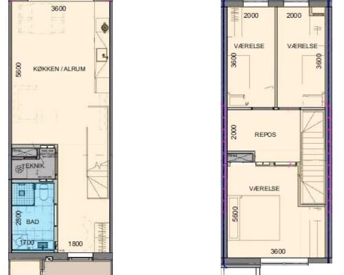 4 værelses hus i Sakskøbing