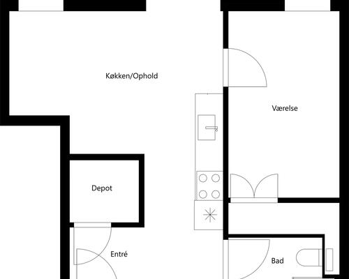 2 værelses lejlighed i Risskov