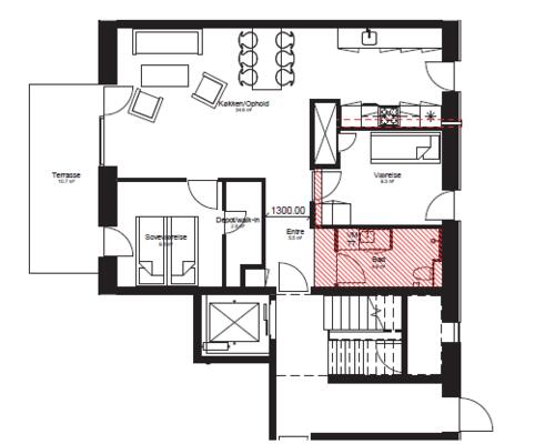 3 værelses lejlighed i Randers NØ