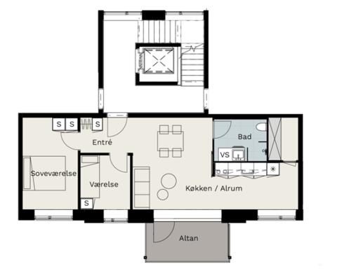 3 værelses lejlighed i Viborg