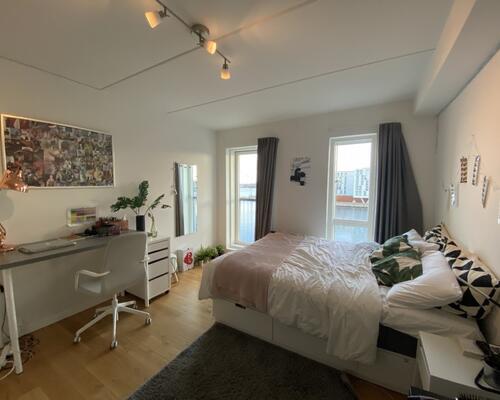 Fantastisk udsigt til vandet i Harbour Park Nordhavnen.