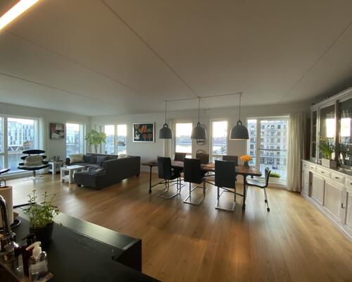 Fantastisk udsigt til vandet i Harbour Park Nordhavnen.