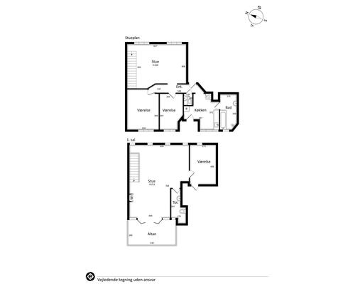 5 værelses lejlighed i København Ø