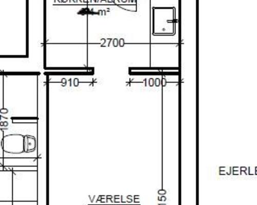 Skøn lille lys lejlighed