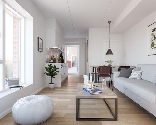 Skøn 1-værelses studiebolig på Spritten i Aalborg