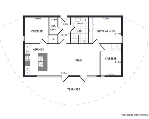 4 værelses lejlighed i Herning