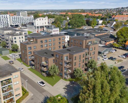 Lys og indbydende lejlighed i Nørresundby nær natur og byliv