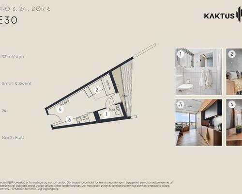 1 værelses lejlighed i København V