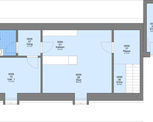 2 værelses lejlighed i Thisted