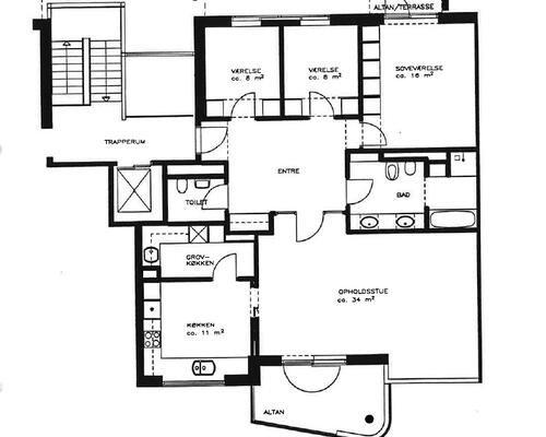 4-værelses bolig med udsigt over Øresund!