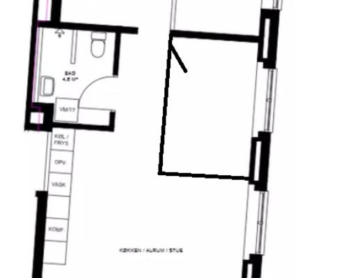 Flot nybygget luksus lejlighed i Sygehusparken