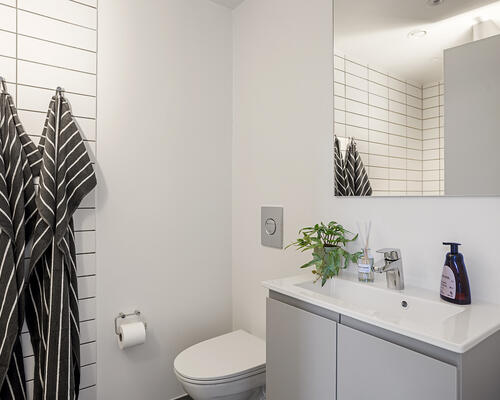 1-værelses boliger med udsigt og fælles tagterrasse