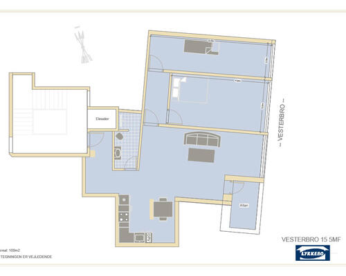 Indbydende lejlighed med central beliggenhed i Aalborg