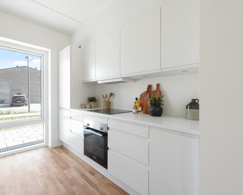 Moderne rækkehus tæt på skov og strand