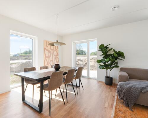 Moderne rækkehus tæt på skov og strand