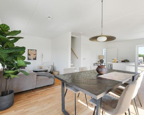 Moderne rækkehus tæt på skov og strand