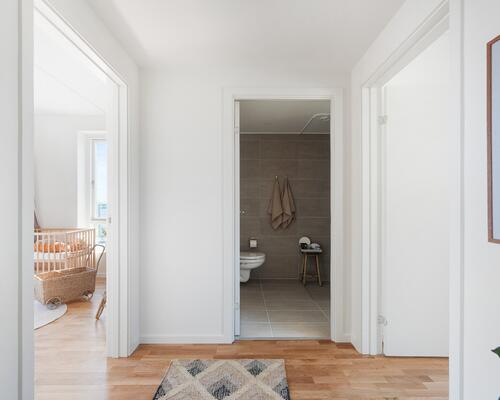 Moderne rækkehus tæt på skov og strand