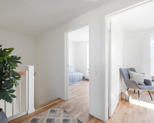 Moderne rækkehus tæt på skov og strand