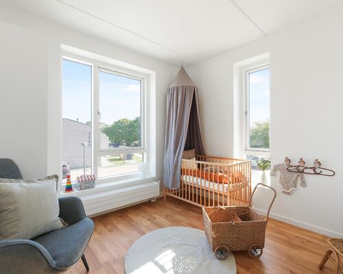 Moderne rækkehus tæt på skov og strand