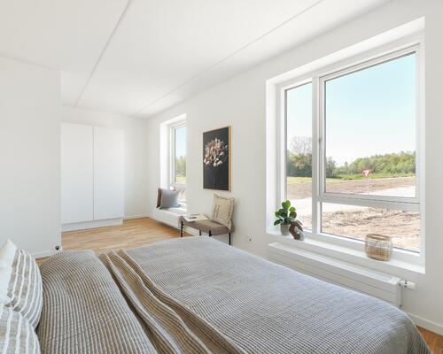 Moderne rækkehus tæt på skov og strand