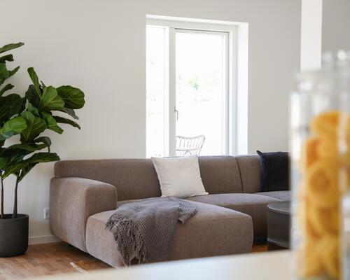 Moderne rækkehus tæt på skov og strand