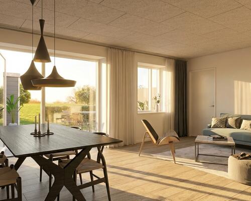 Nyopførte 4-værelses rækkehuse i Skælskør – med egen have og moderne faciliteter