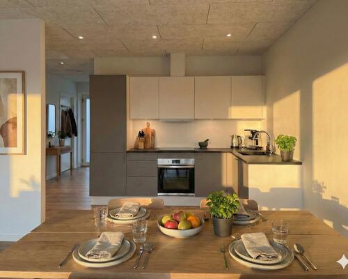 Nyopførte 4-værelses rækkehuse i Skælskør – med egen have og moderne faciliteter