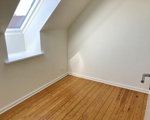 Moderne rækkehus med terrasse og have i Fredericia