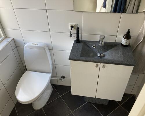 Moderne rækkehus med terrasse og have i Fredericia