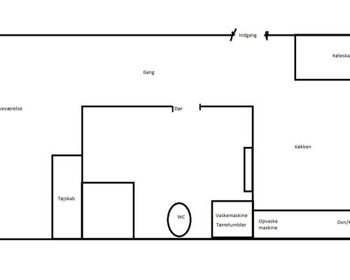1 værelses lejlighed i Århus C