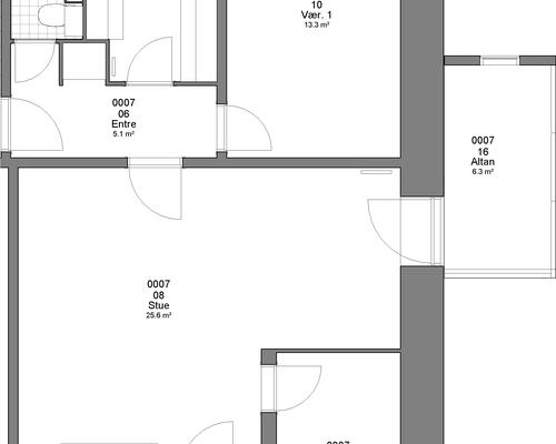 3 værelses lejlighed i Haderslev