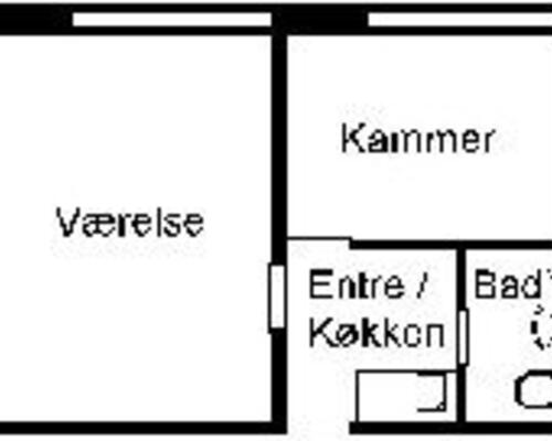 Skøn studiebolig i rolige omgivelser