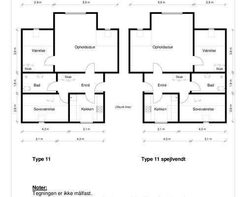 3 værelses lejlighed i Aalborg
