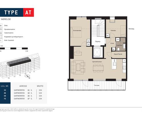 3 værelses lejlighed i Odense V