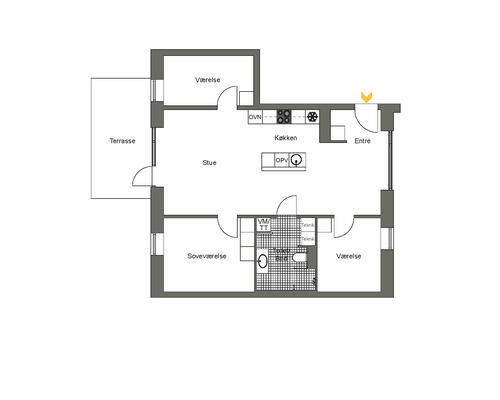 4 værelses lejlighed i Aalborg SV