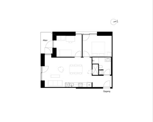 3 værelses lejlighed i København S