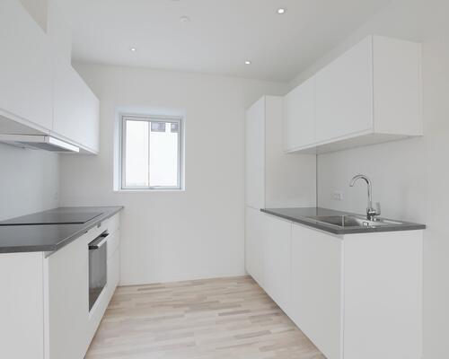 Lys moderne lejlighed, centralt beliggende - husdyr tilladt