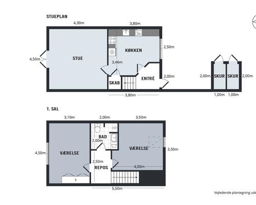 Lyst 3-værelses rækkehus i to plan med privat terrasse, parkering og ladestander på området – husdyr tilladt