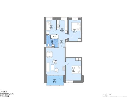 4 værelses lejlighed i Herning