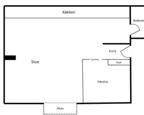 Stor 2-værelses lejlighed med altan og attraktiv beliggenhed på Trøjborg!