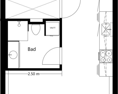 2 værelses lejlighed i Horsens