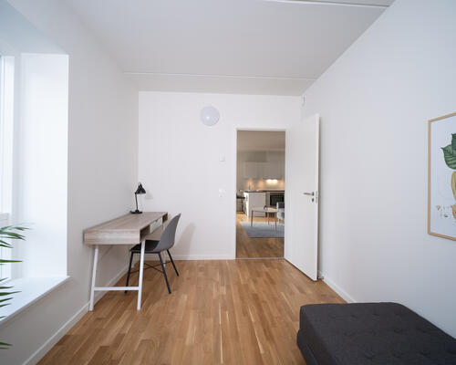 Delevenlig 3-værelses lejlighed!