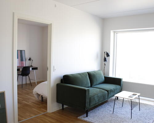 2-værelses lejlighed på 3. sal!