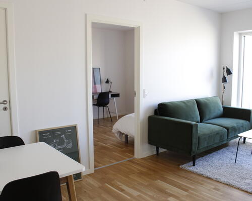 2-værelses lejlighed på 3. sal!