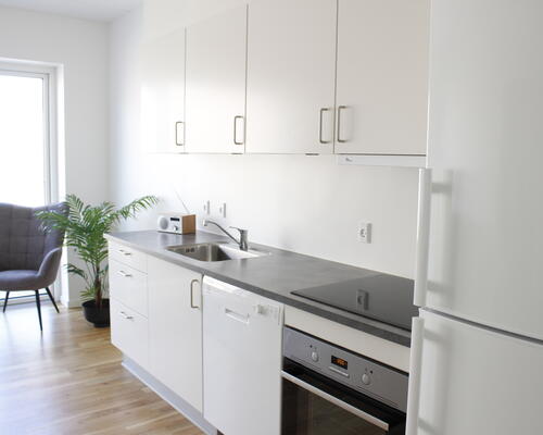 2-værelses lejlighed på 3. sal!